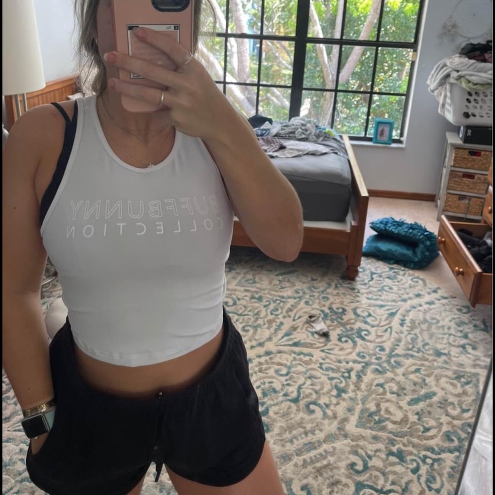 Buffbunny white crop top